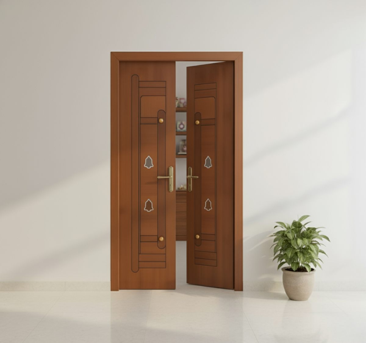 Membrane Pooja Door P702
