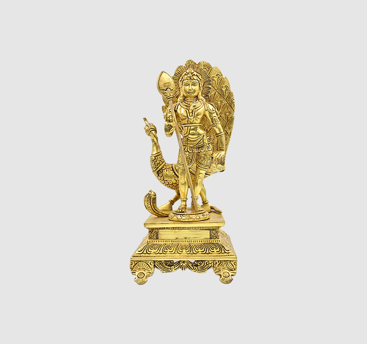 Murugan With Peacock Go Crafts