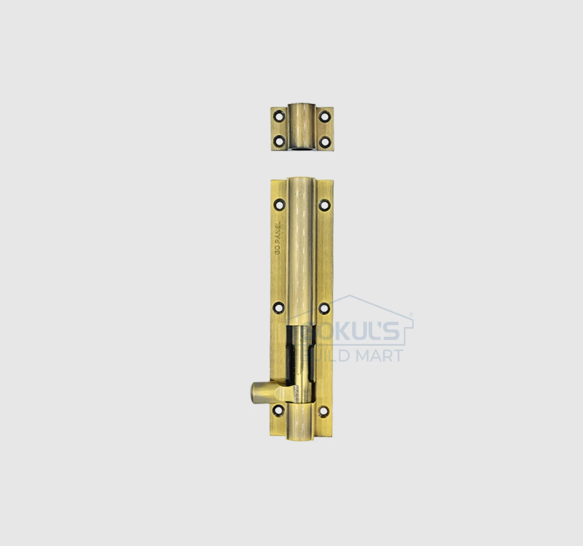 Aluminium SS Tower Bolt Satin Finish Round Type