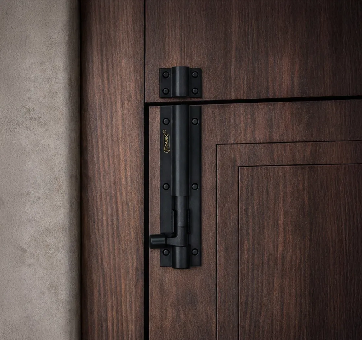 Brass Tower Bolt Black Finish Xylo Type