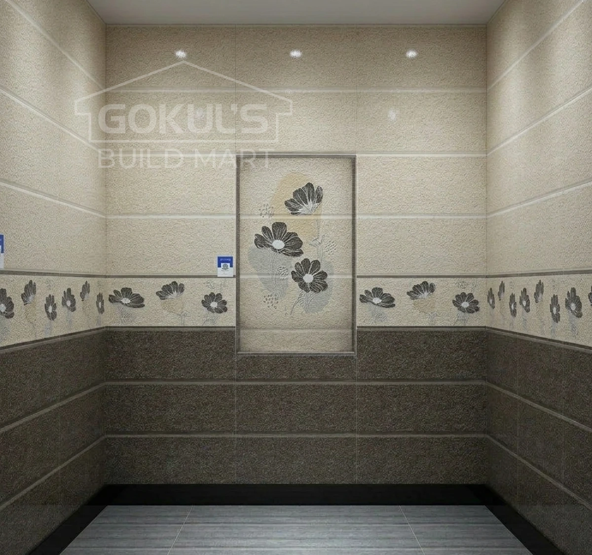 Bathroom Tiles GDS-B0088 (600x300 mm, Matt)
