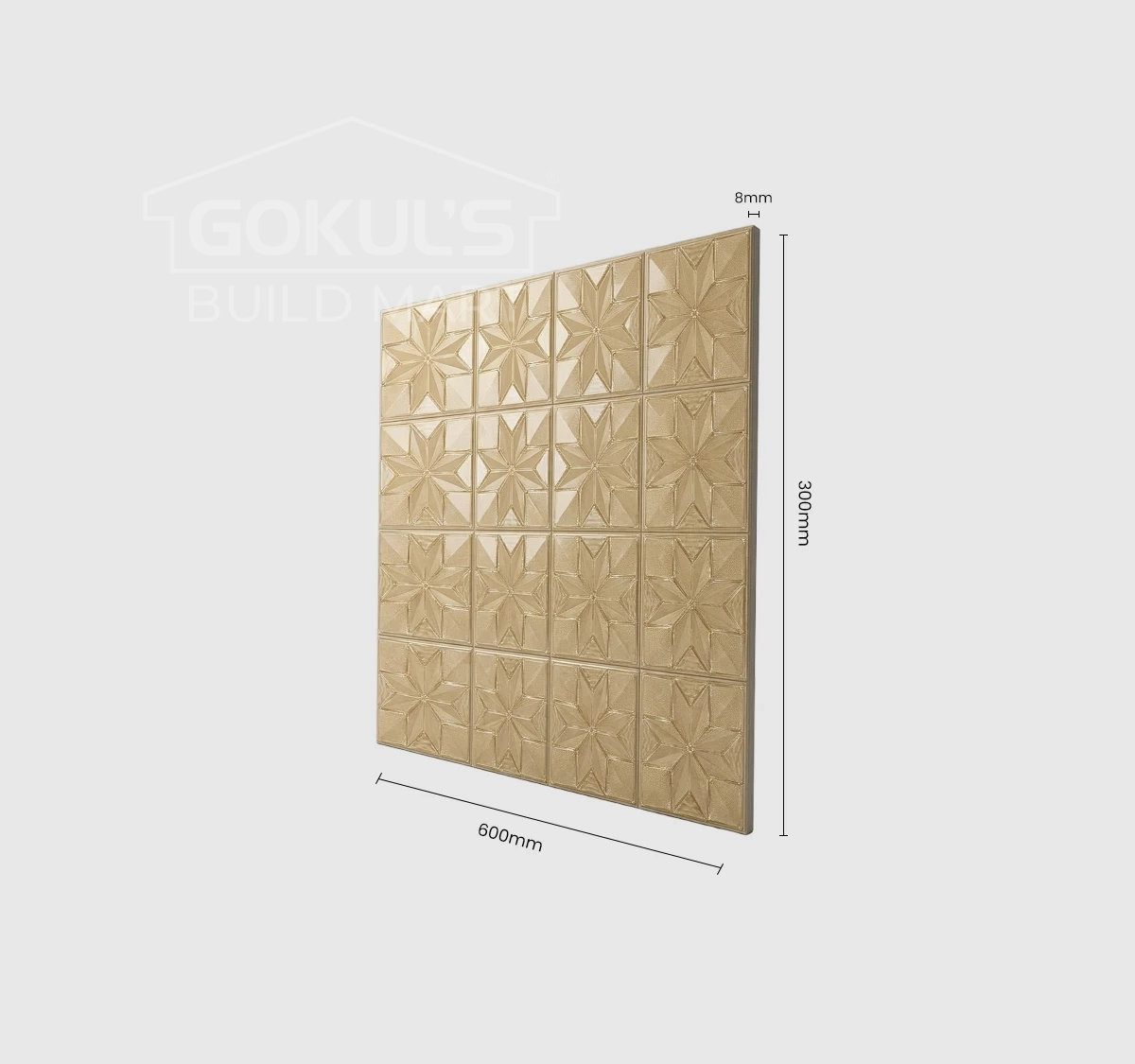 Bathroom Tiles GDS-B0008 (600×300 mm, Glossy)