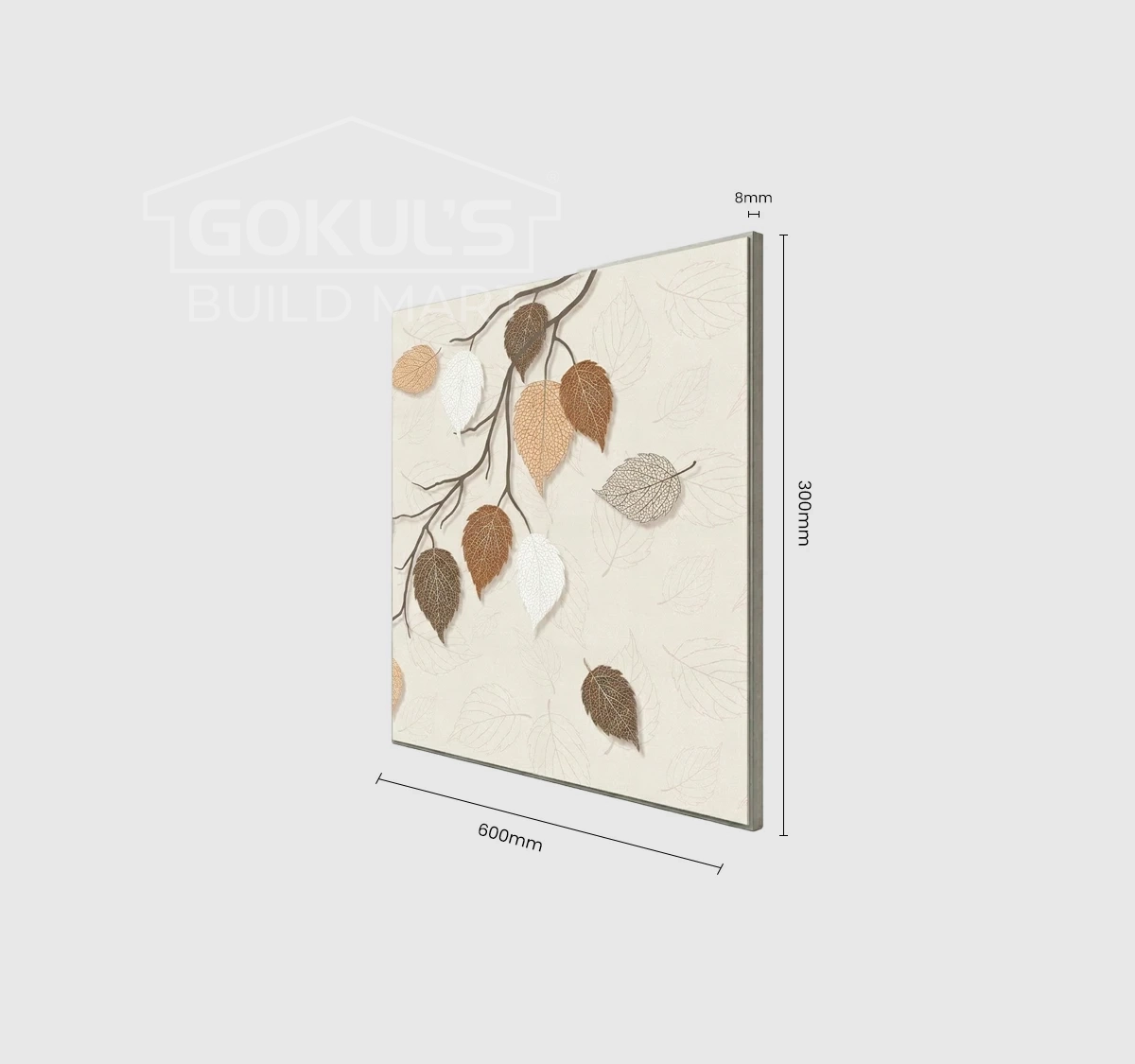 Bathroom Tiles GDS-B0016 (600×300 mm, Glossy)