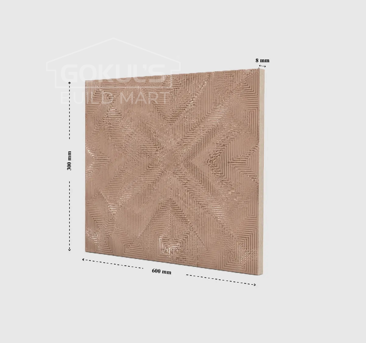 Bathroom Tiles GDS-B0030 (600×300 mm, Glossy)