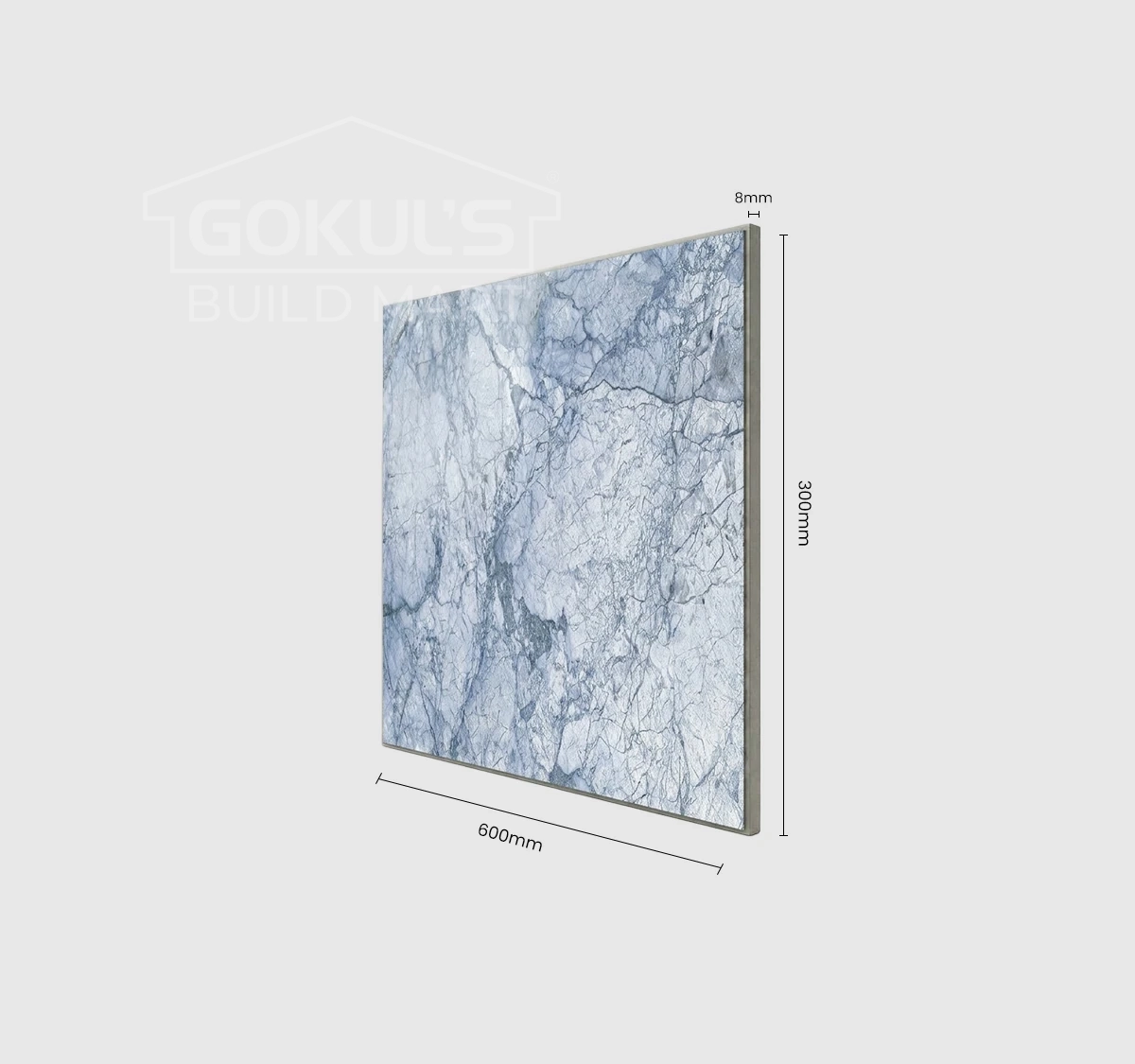 Bathroom Tiles GDS-B0069 (600×300 mm, Glossy)