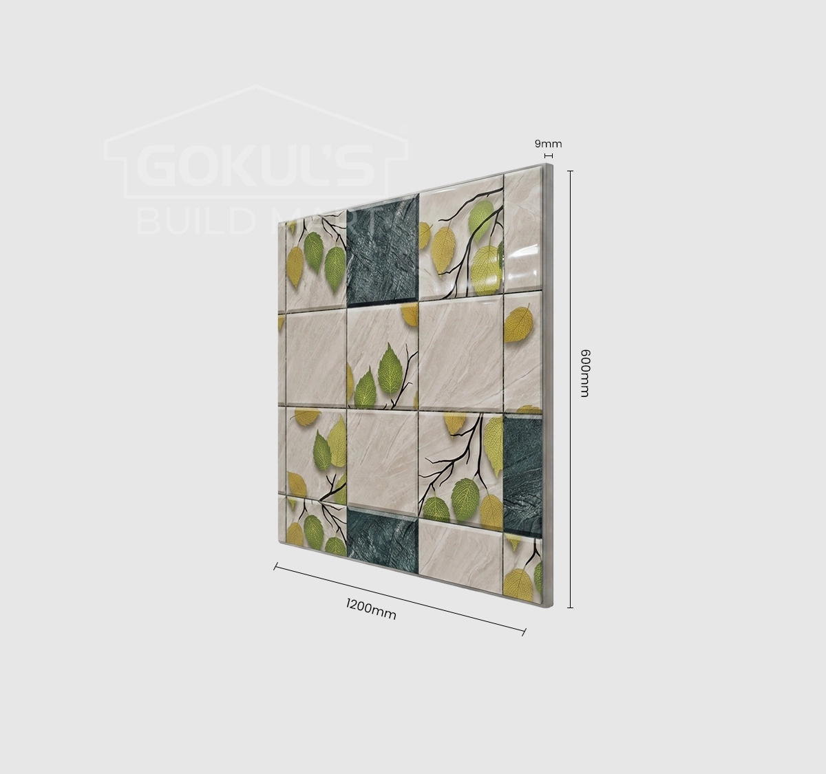 Bathroom Tiles GDS-B0202 (1200×600 mm, Glossy)