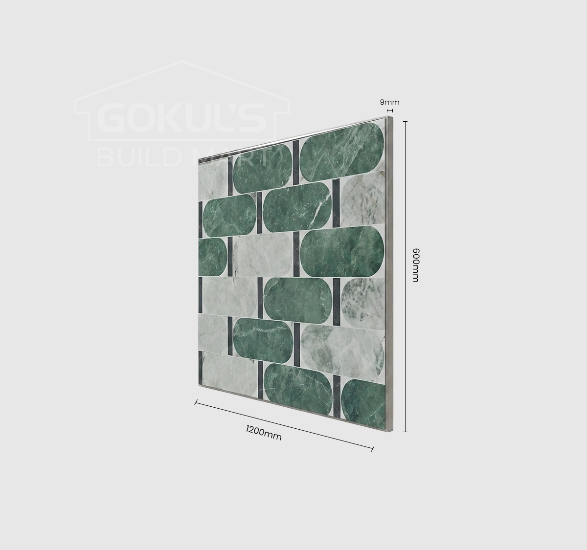 Bathroom Tiles GDS-B0197 (1200×600 mm, Glossy)