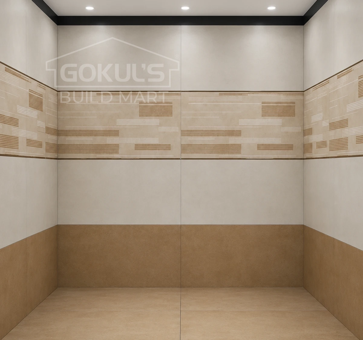 Bathroom Tiles GDS-B0260 (1200x600 mm, Matt)