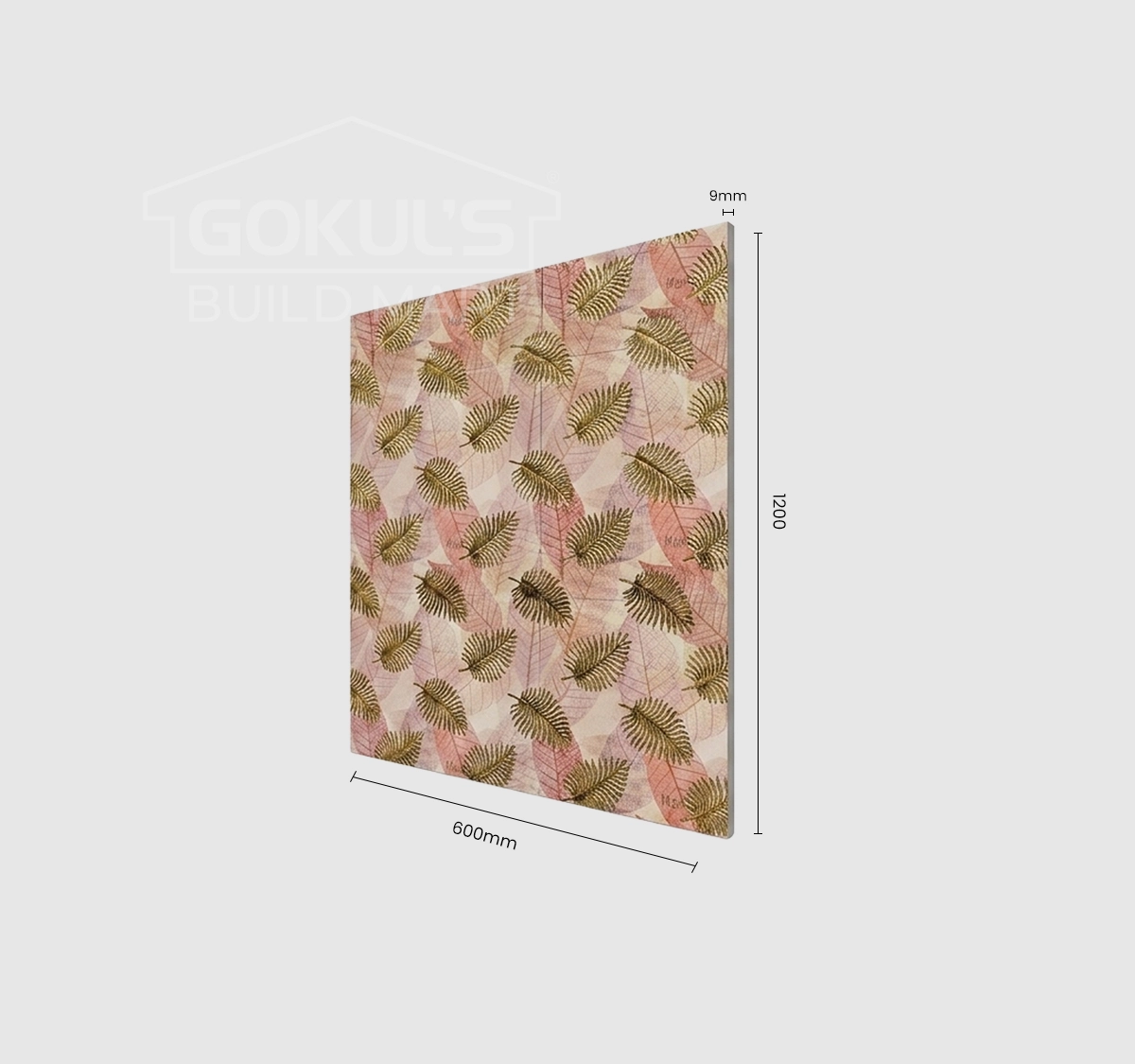 Bathroom Tiles GDS-B0263 (1200×600 mm, Matt)