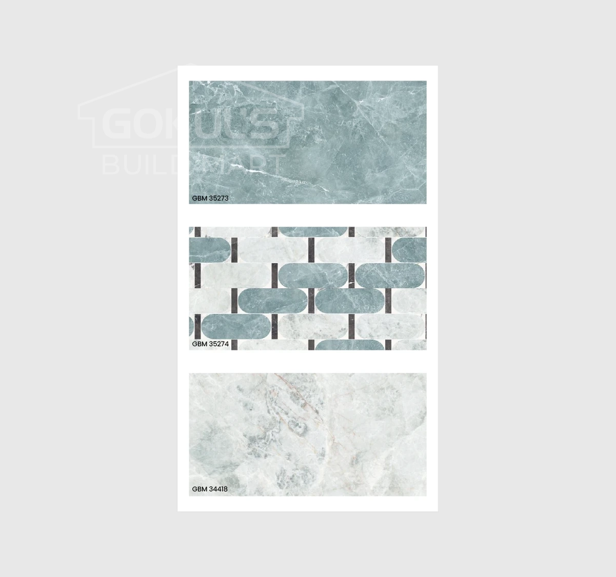 Bathroom Tiles GDS-B0197 (1200×600 mm, Glossy)