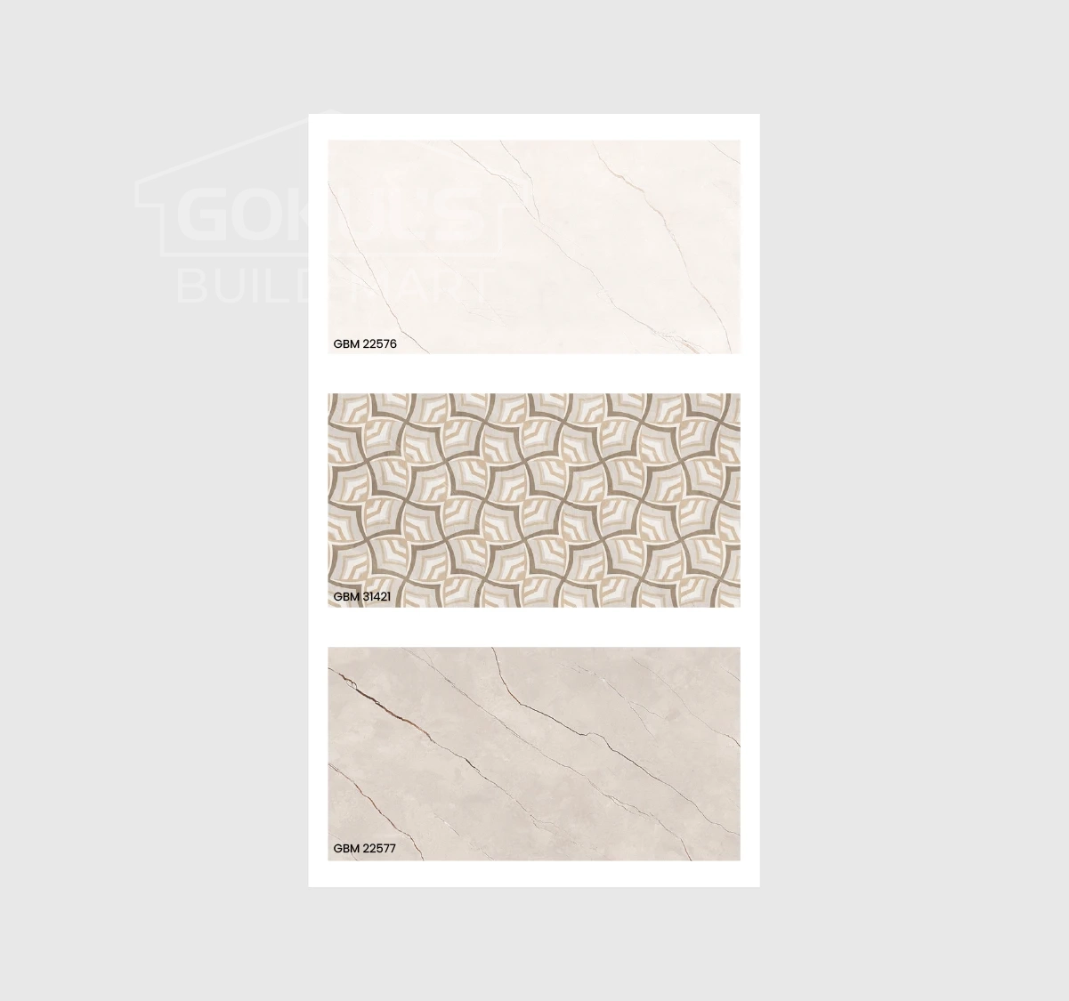 Bathroom Tiles GDS-B0201 (1200×600 mm, Glossy)