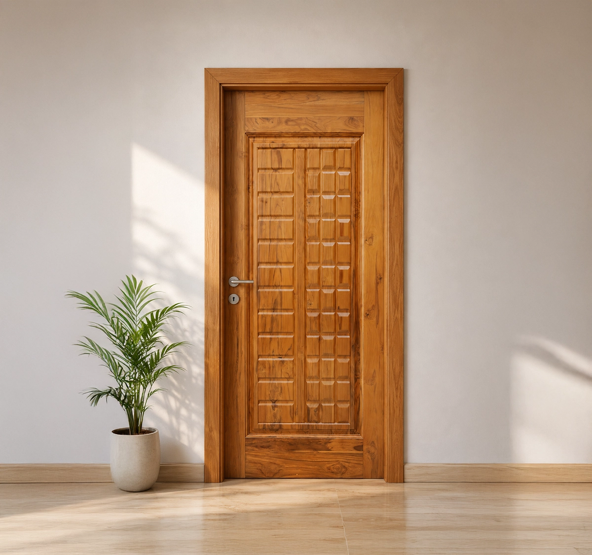 Teak Wood SPS 2 Carving+Polish