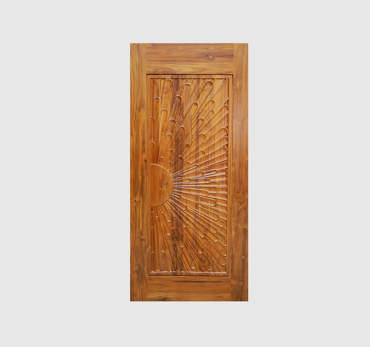 Teak Wood SPS 8MM 2 Carving+Polish