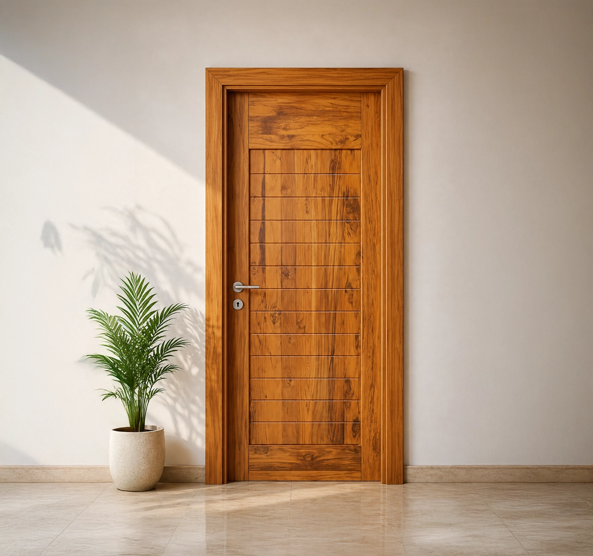 Teak Wood SPS 8MM D40 Carving+Polish