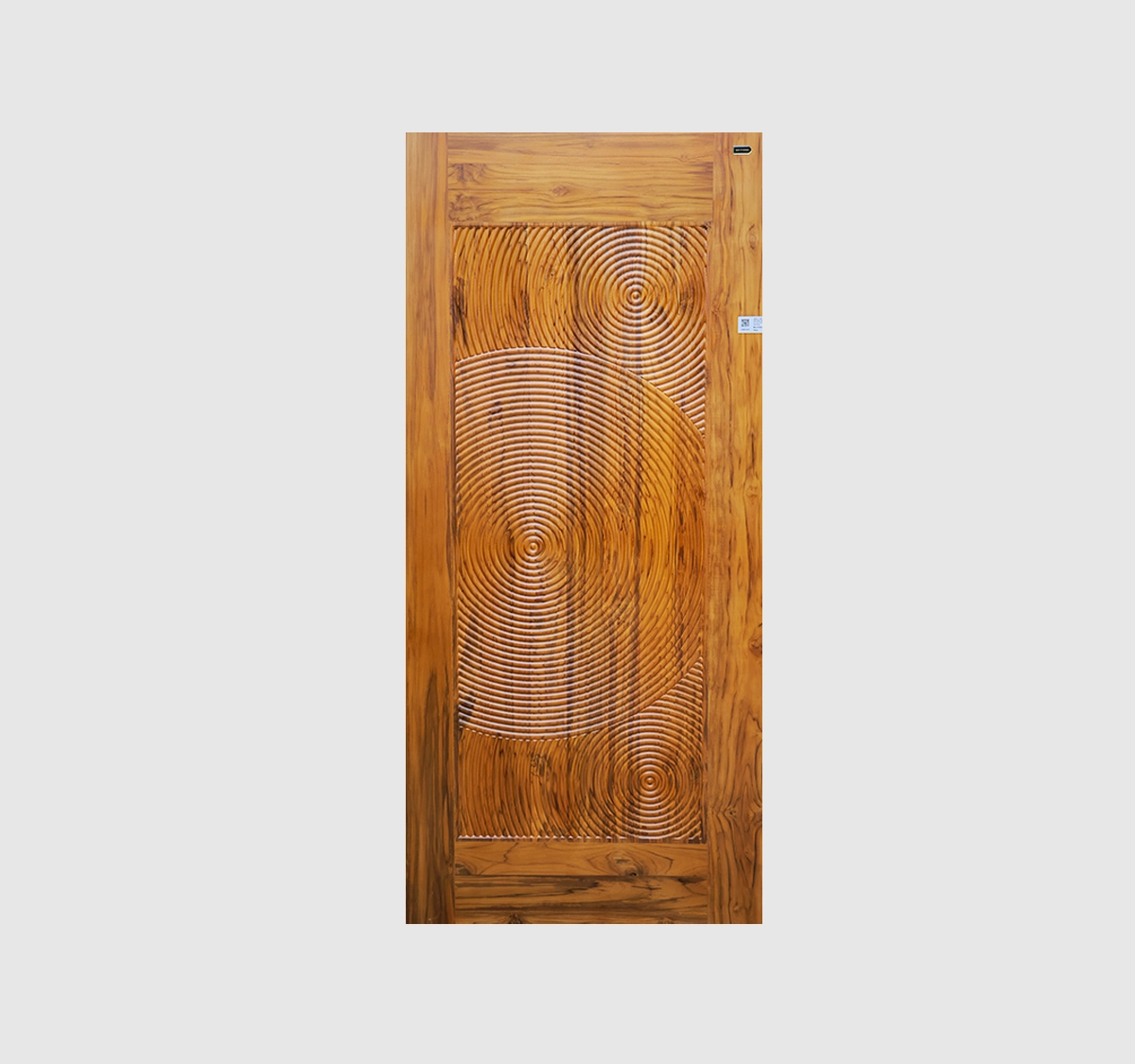 Teak Wood Flat 1 Carving+Polish