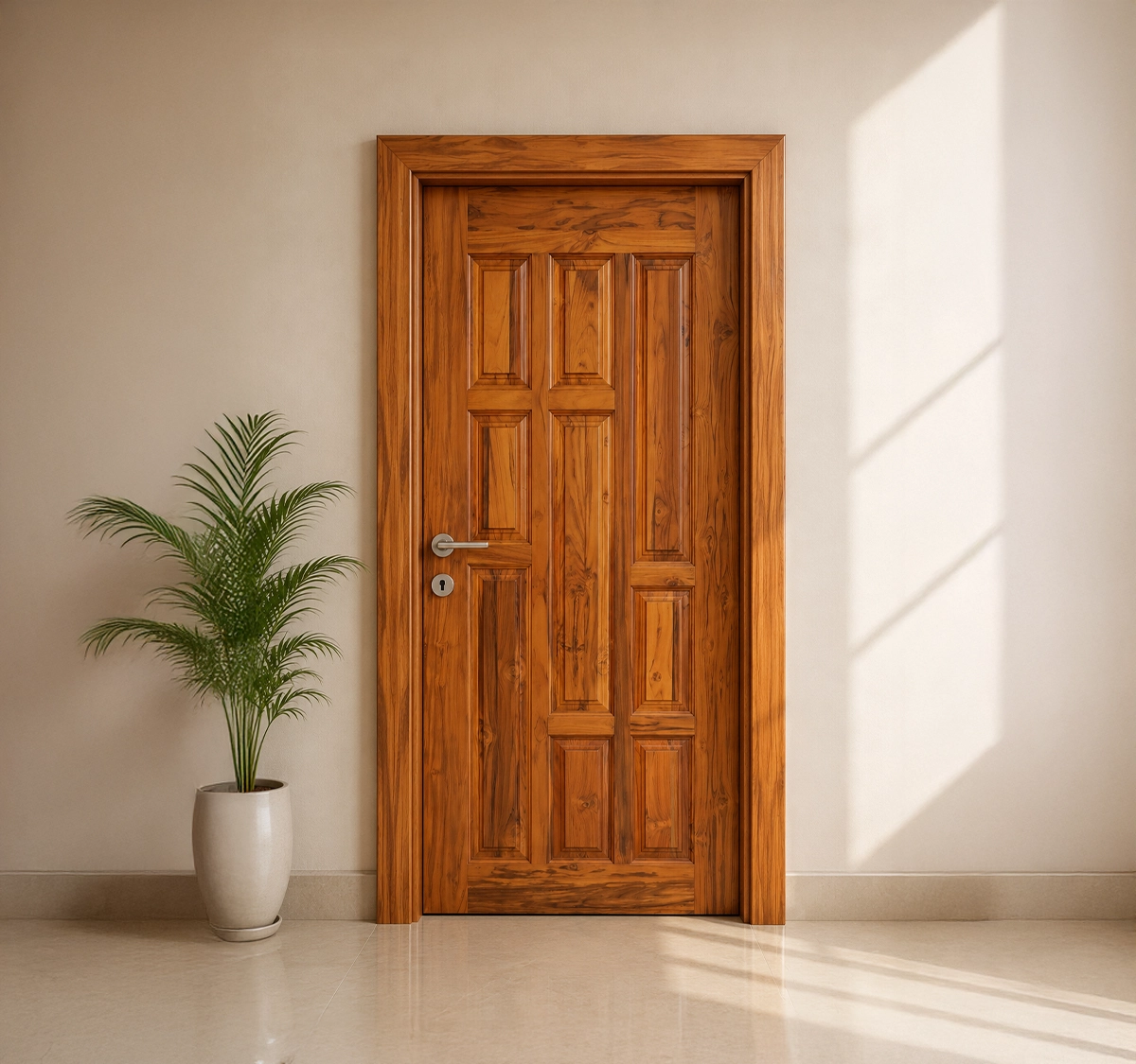 Teak Wood SPS Carving+Polish