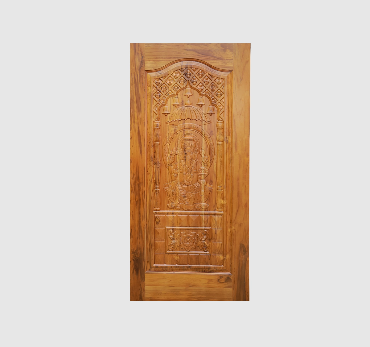 Teak Wood SPA 1 Carving+Polish