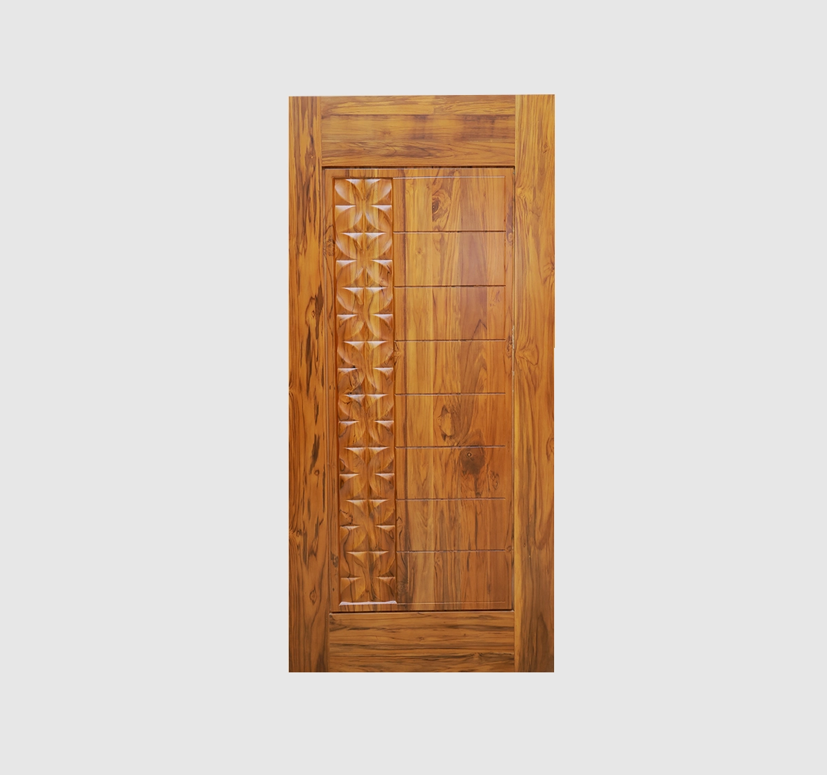 Teak Wood SPS 8MM 3 Carving+Polish
